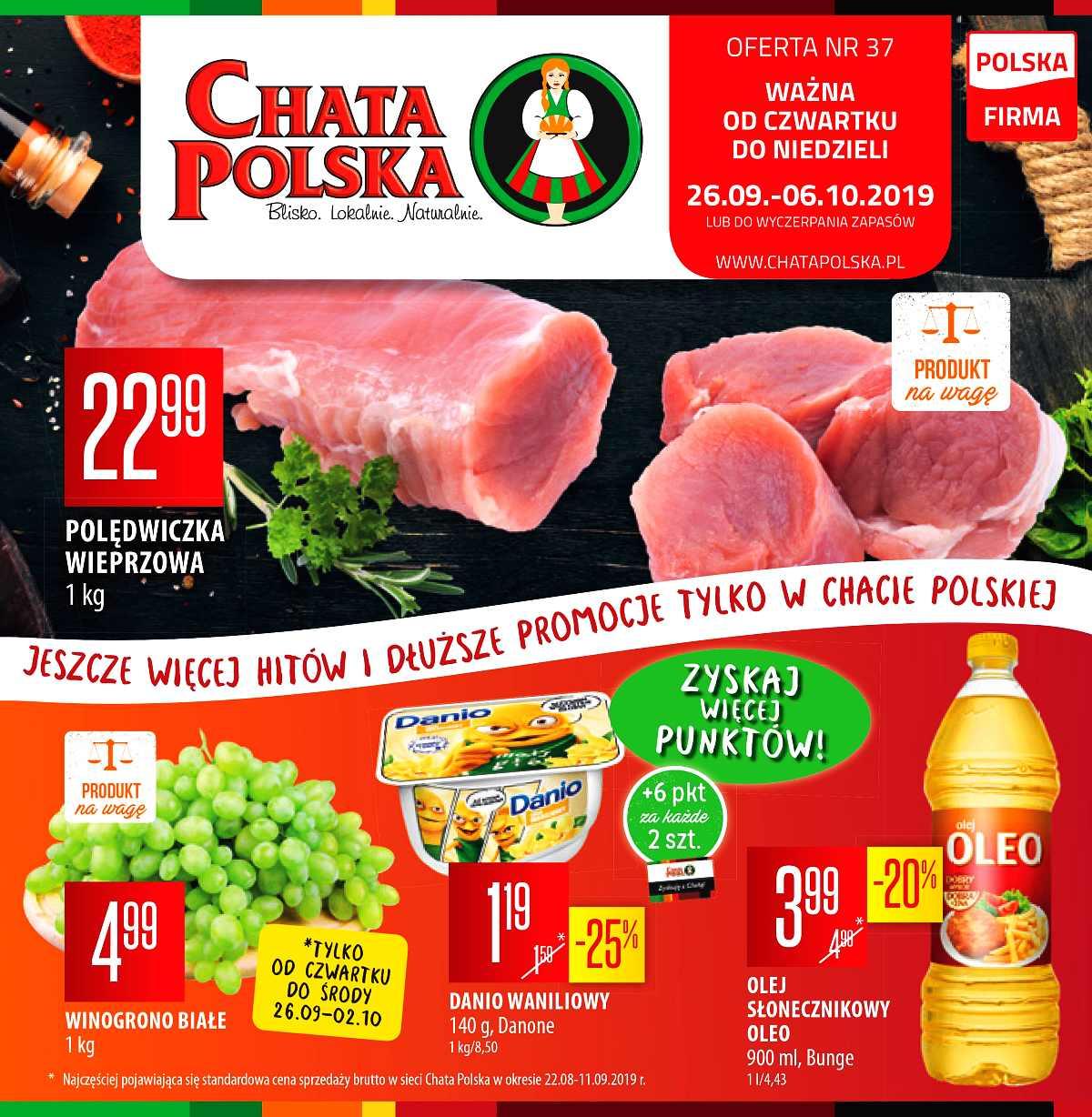 Gazetka promocyjna Chata Polska str. 1