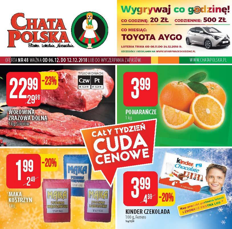 Gazetka promocyjna Chata Polska str. 1