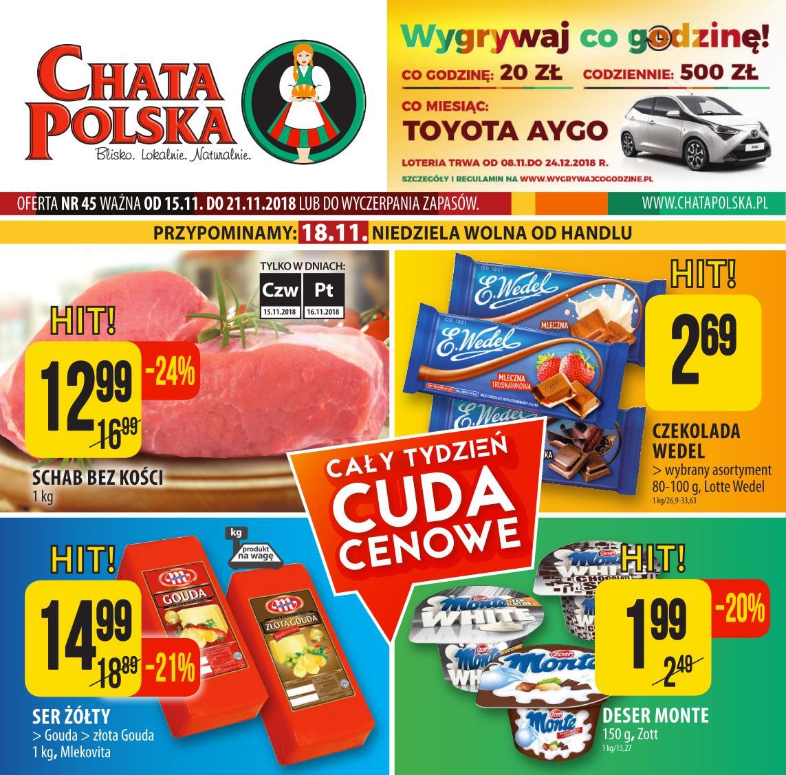 Gazetka promocyjna Chata Polska str. 1