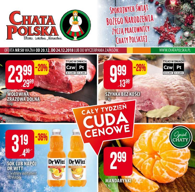 Gazetka promocyjna Chata Polska str. 1