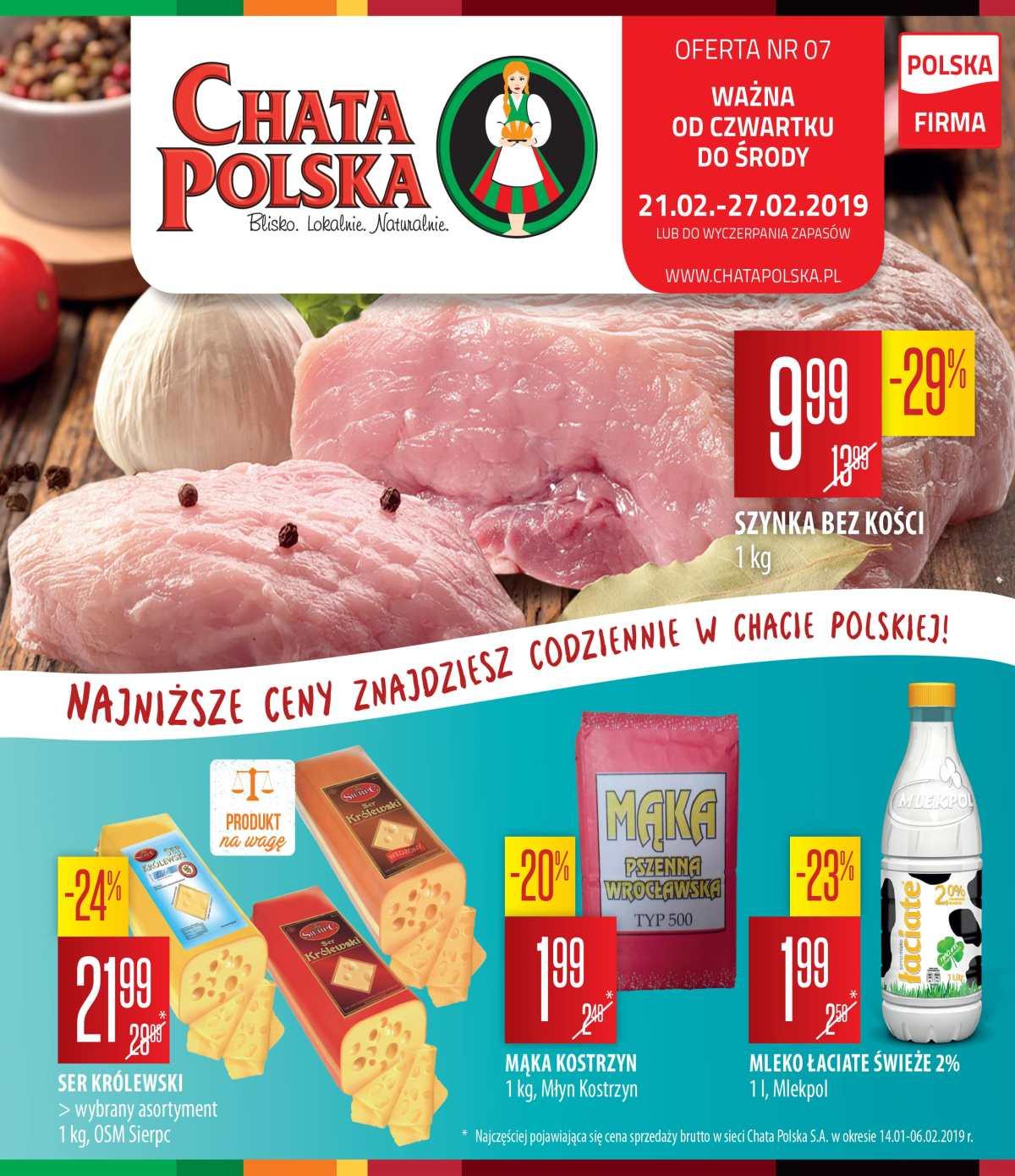 Gazetka promocyjna Chata Polska str. 1