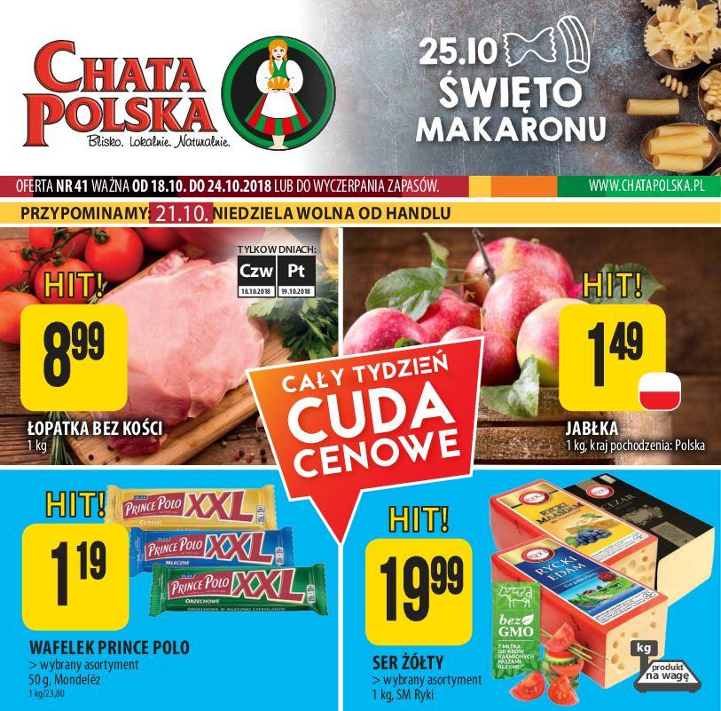 Gazetka promocyjna Chata Polska str. 1