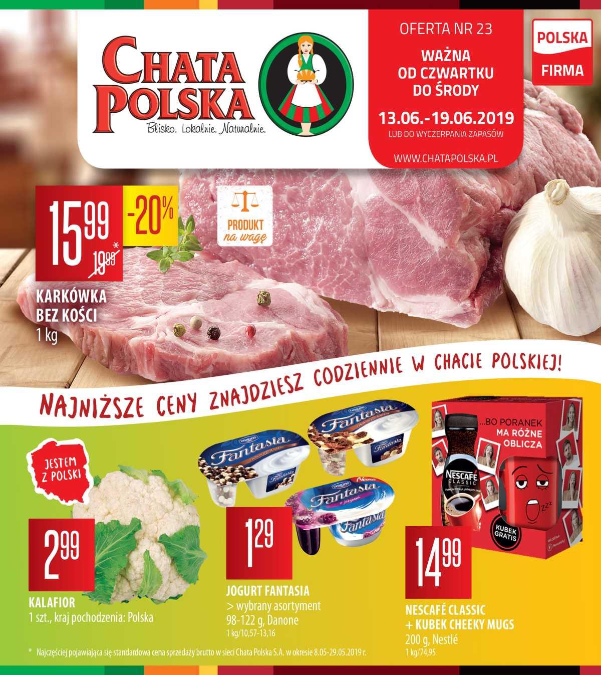 Gazetka promocyjna Chata Polska str. 1