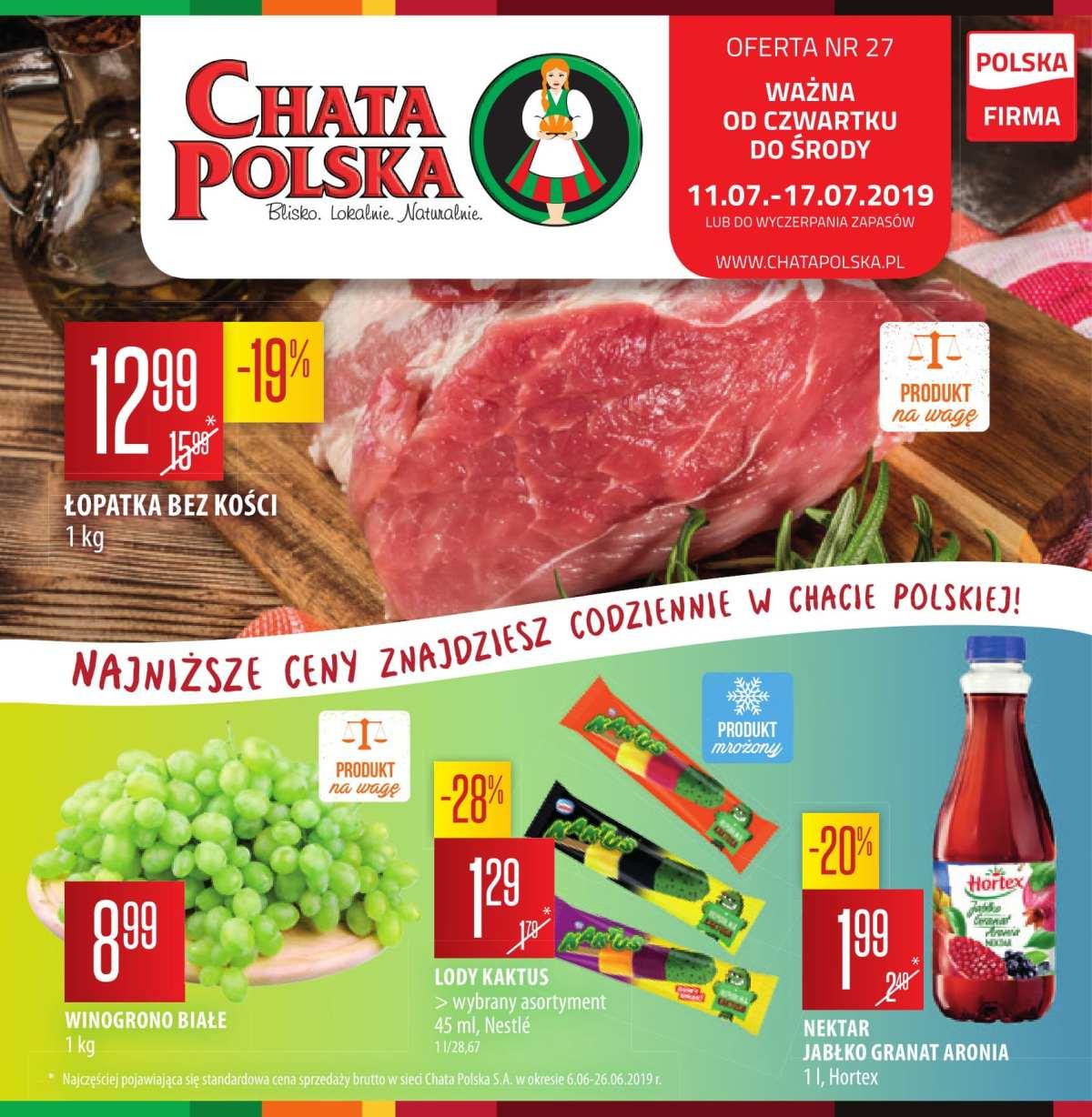 Gazetka promocyjna Chata Polska str. 1