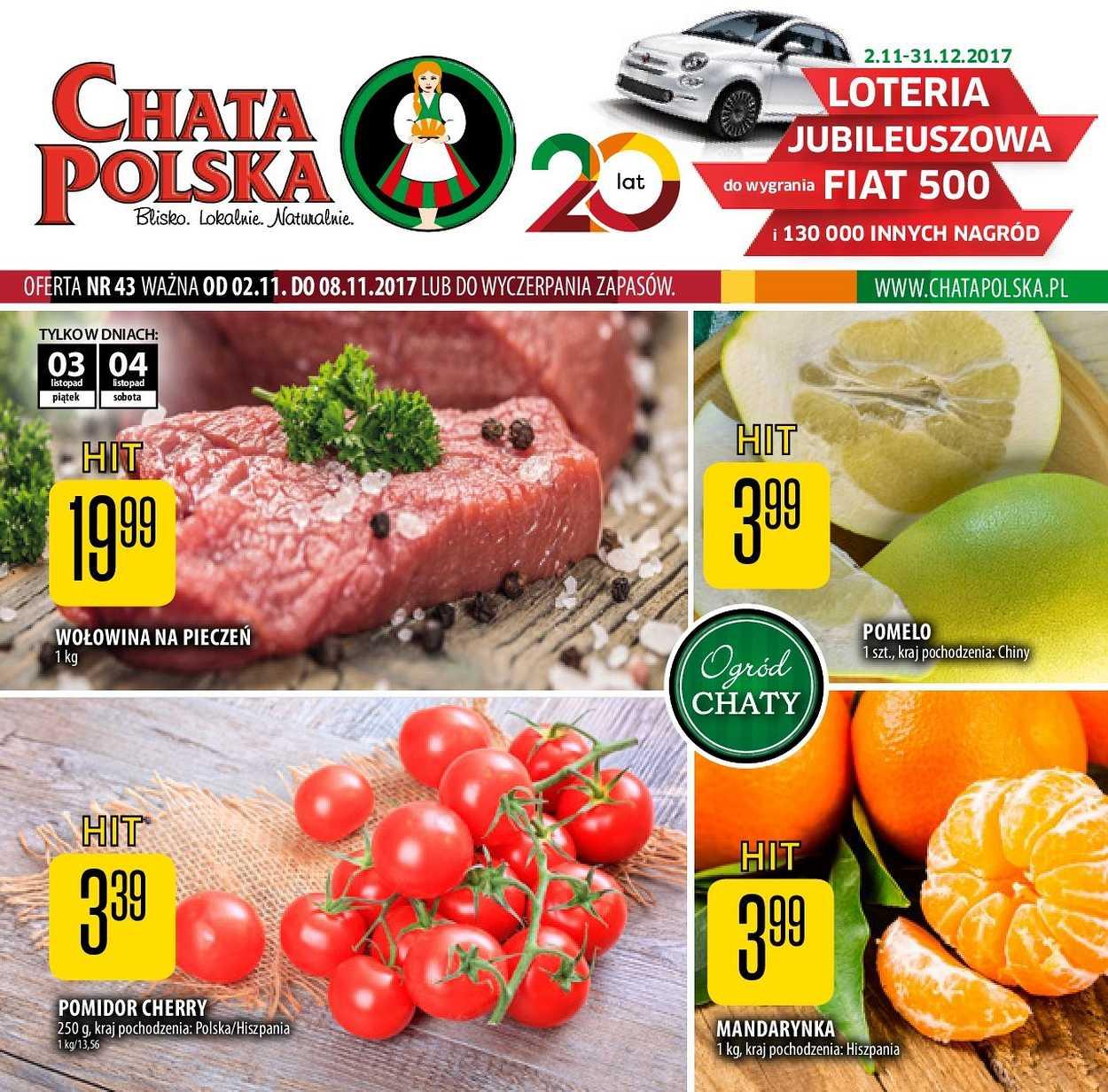 Gazetka promocyjna Chata Polska str. 1