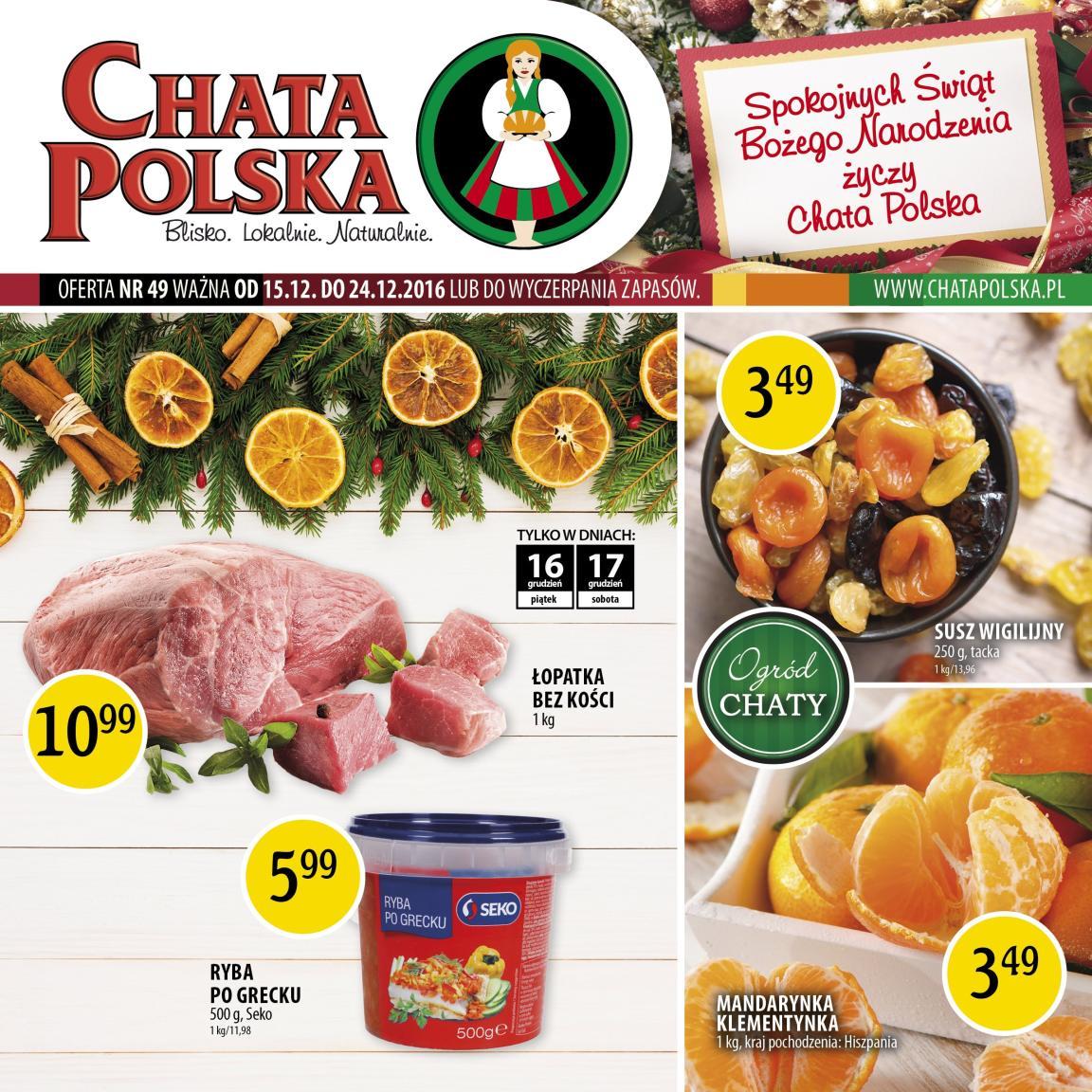 Gazetka promocyjna Chata Polska str. 1