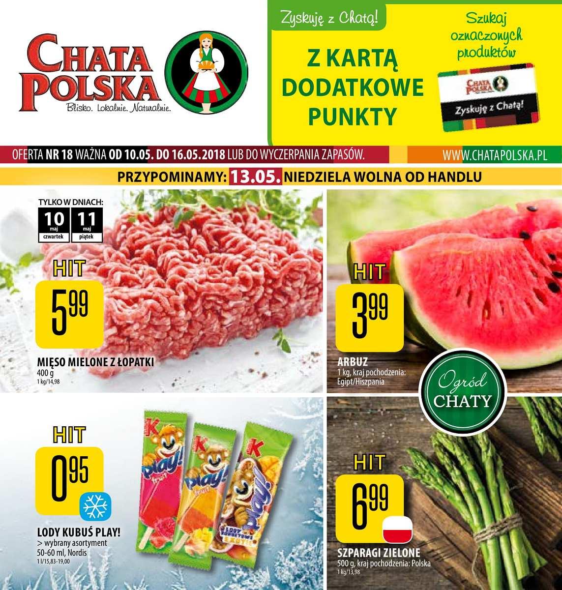 Gazetka promocyjna Chata Polska str. 1