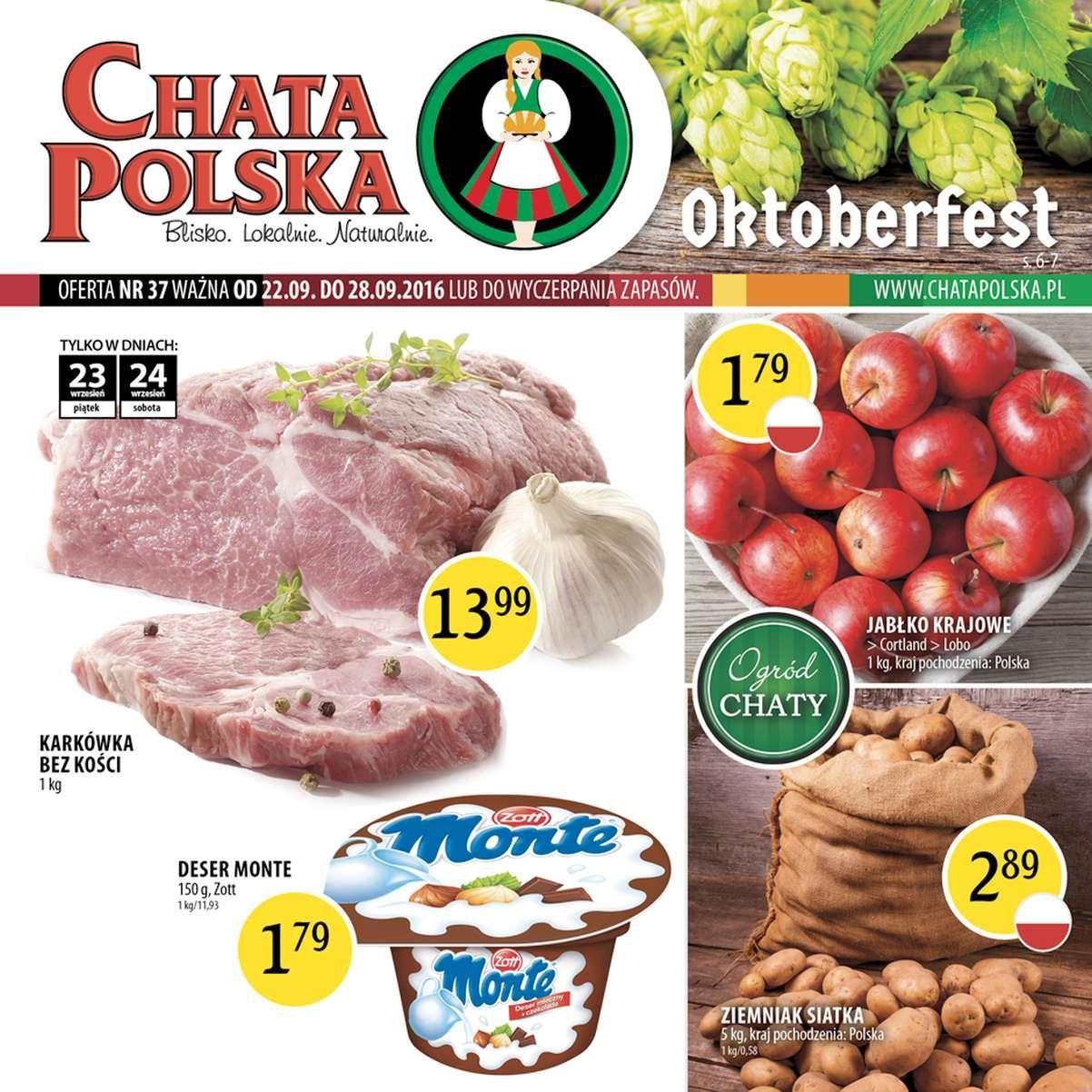 Gazetka promocyjna Chata Polska str. 1
