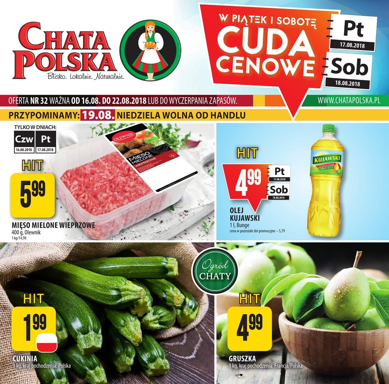 Gazetka promocyjna Chata Polska str. 1