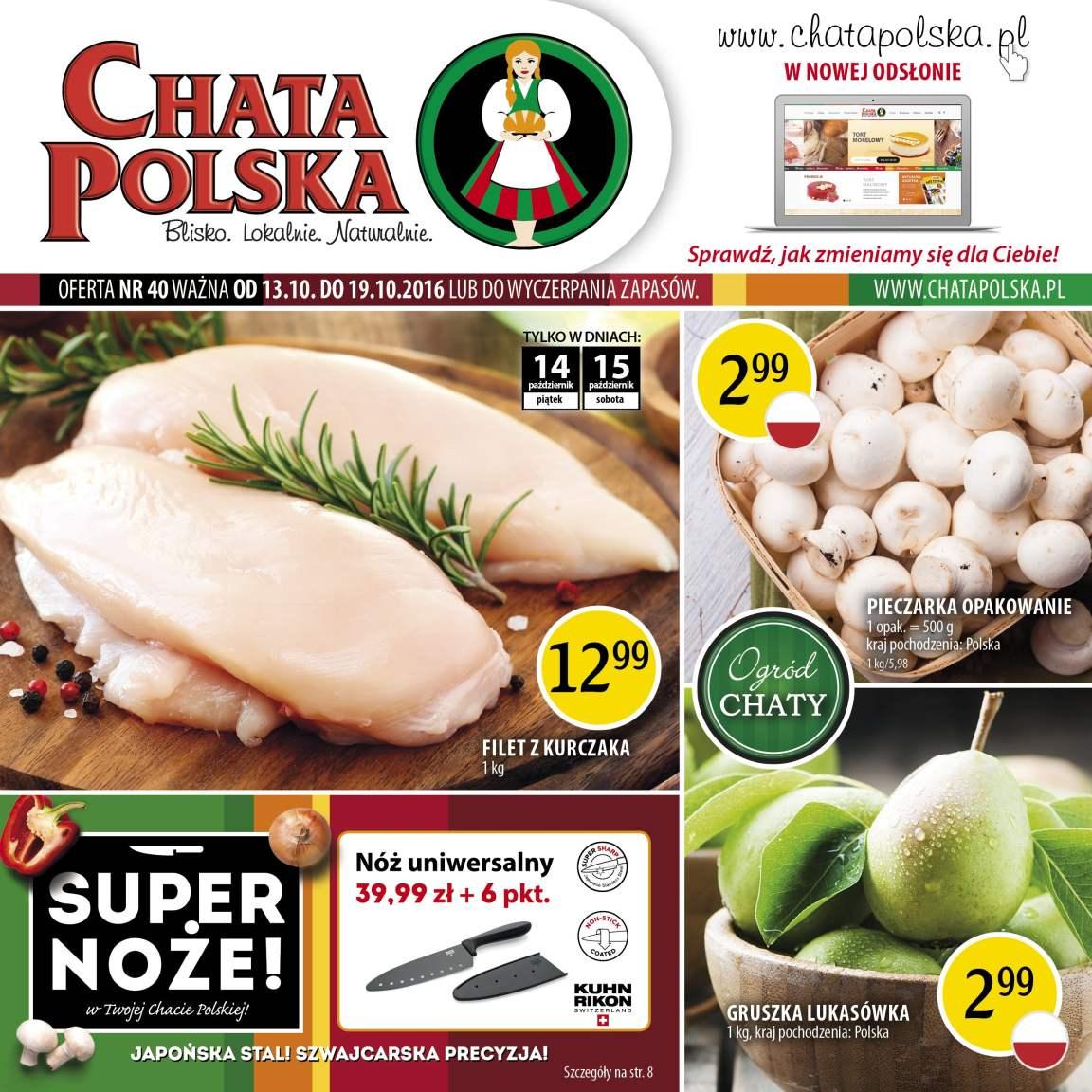 Gazetka promocyjna Chata Polska str. 1