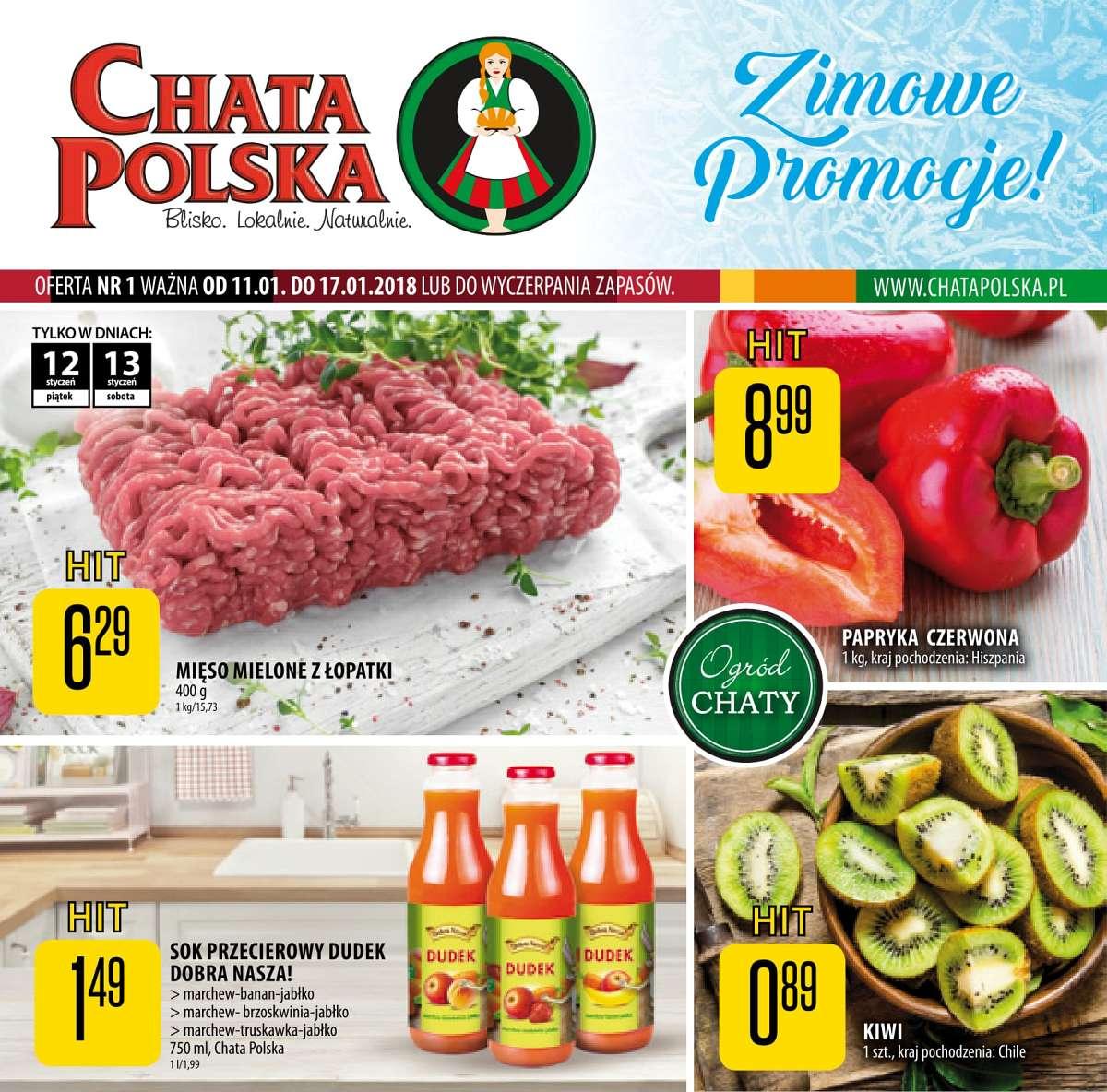 Gazetka promocyjna Chata Polska str. 1