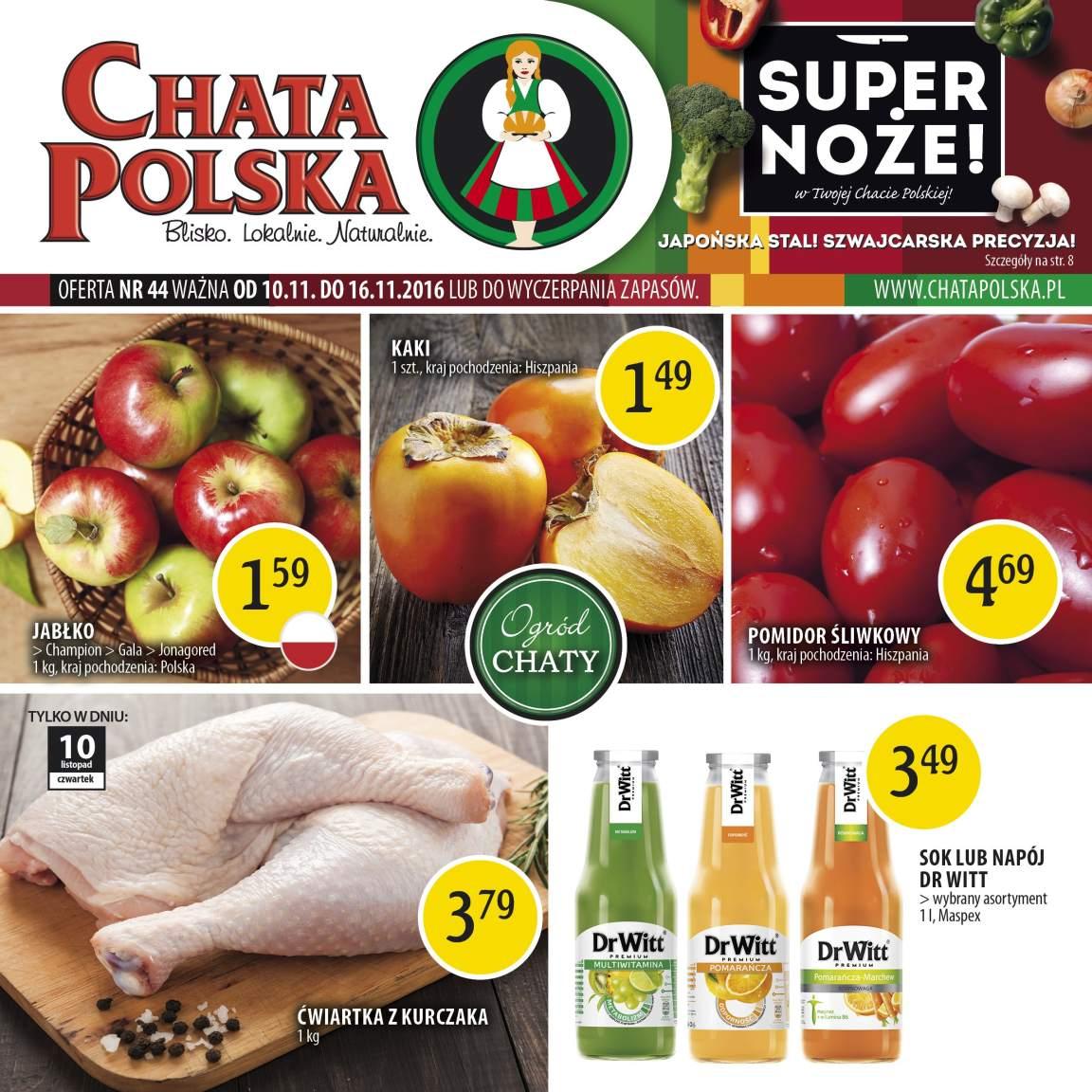 Gazetka promocyjna Chata Polska str. 1