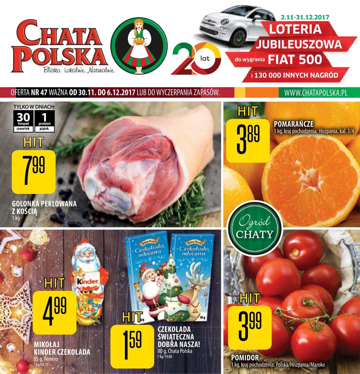 Gazetka promocyjna Chata Polska str. 1
